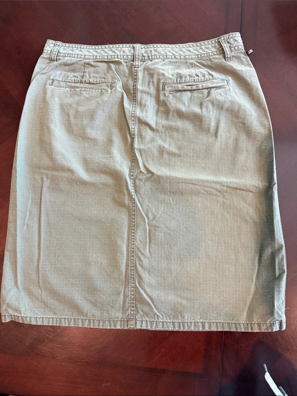 Polo by Ralph Lauren Tan Khaki Utility Pencil Skirt 100%cotton - Picture 6 of 7